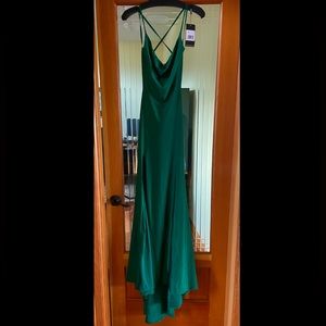 La Femme, Formal Gown - Emerald Green